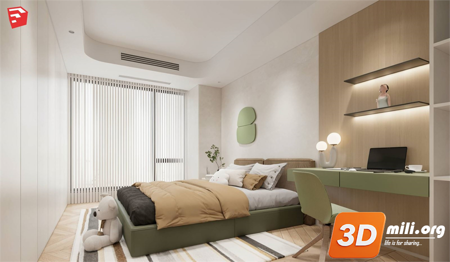 Children Room Scenes Skp FIles 